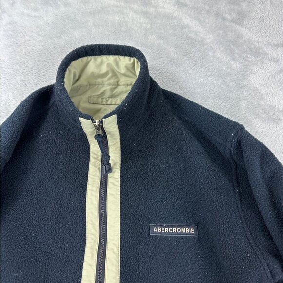 Abercrombie & Fitch Reversible Jacket Men’s Size Small Winter Outdoors - Picture 7 of 16